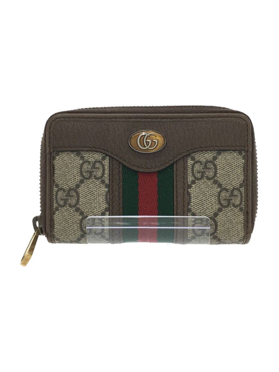 【中古】GUCCI◆コインケース/なめし革/オフディア/ショートジッパーウォレット/グッチ//【服飾雑貨他】