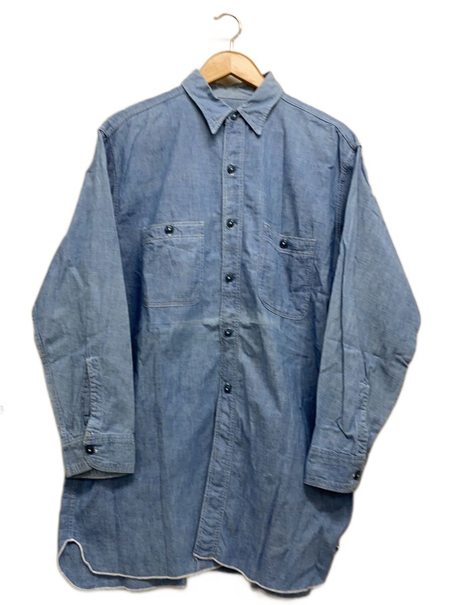 【中古】US.NAVY◆長袖シャツ/16/コットン/BLU//【メンズウェア】|2nd STREET 店