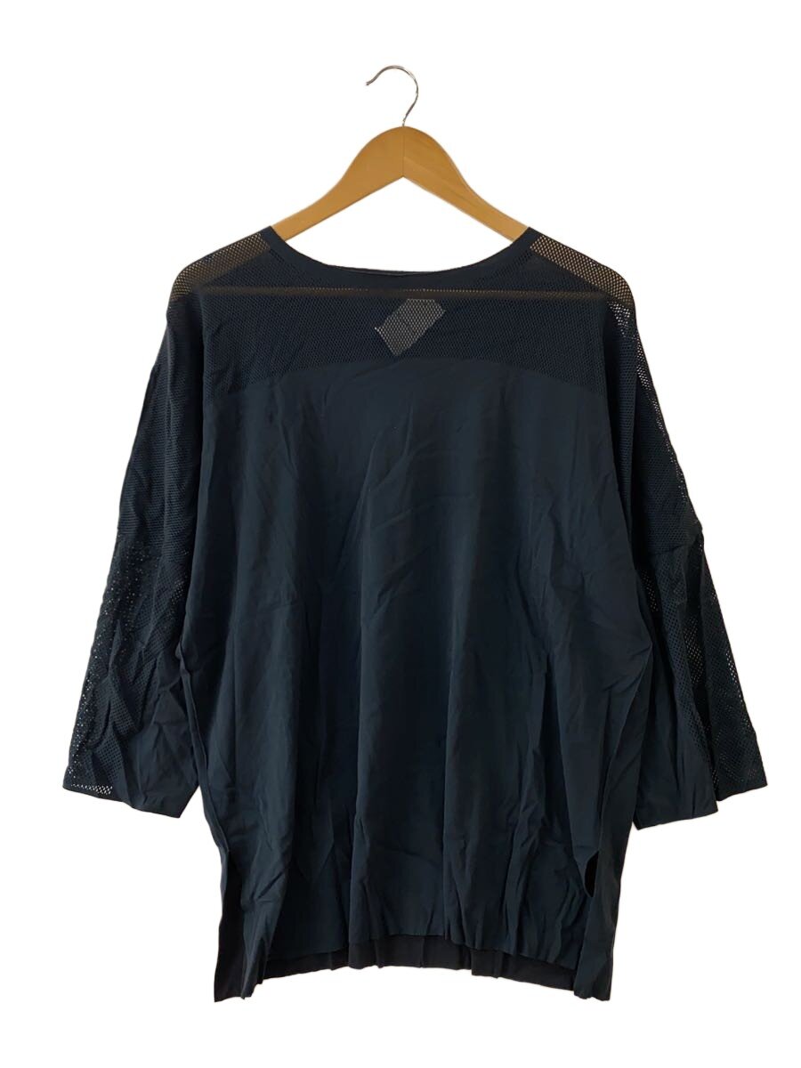 【中古】PLEATS PLEASE ISSEY MIYAKE◆カットソー/3/ナイロン/NVY/無地【レディースお召しもの】