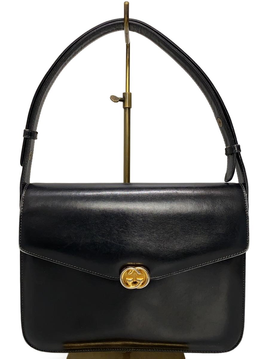 【中古】GUCCI◆ハンドバッグ/レザー/BLK/無地/状態考慮【バッグ】｜2ｎｄ STREET 店