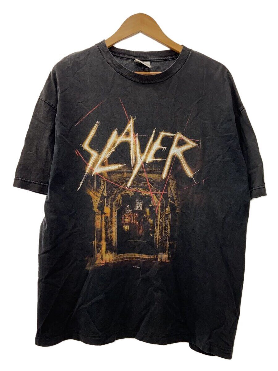 【中古】ALSTYLE◆00s/SLAYER/プルオーバー/XL/綿織物/BLK【メンズウェア】