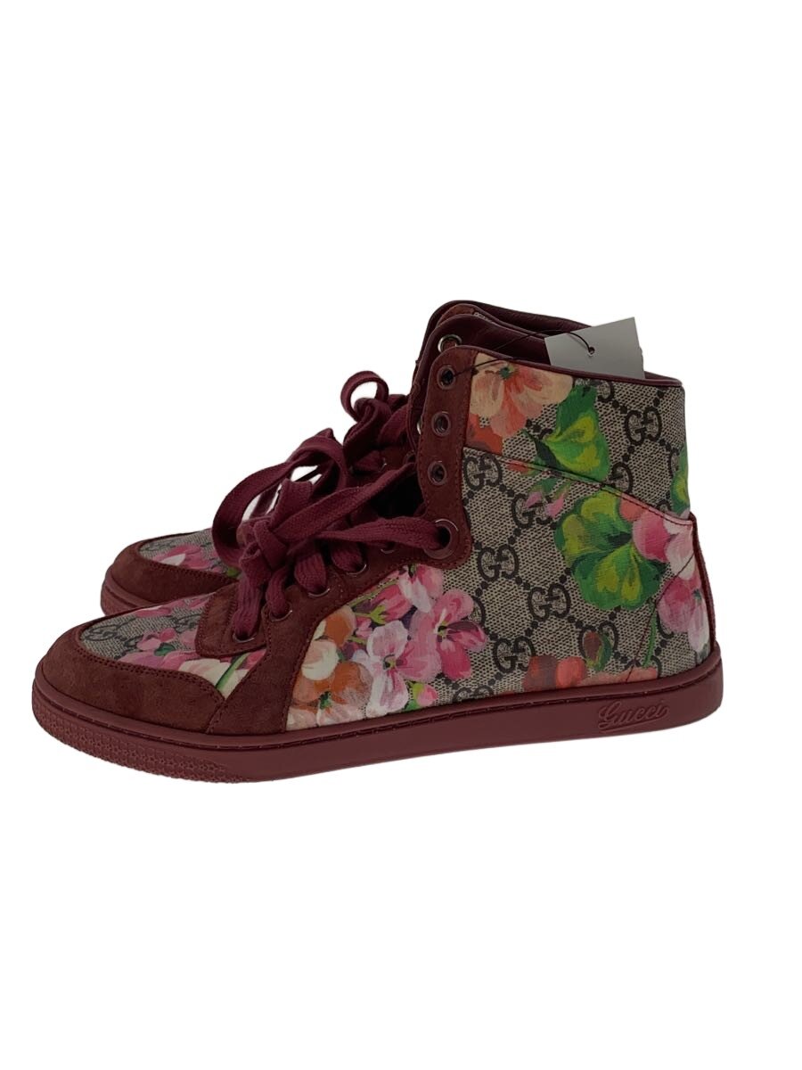 【中古】GUCCI◆ハイカットスニーカー/35.5/マルチ色つや/404937【シューズ】