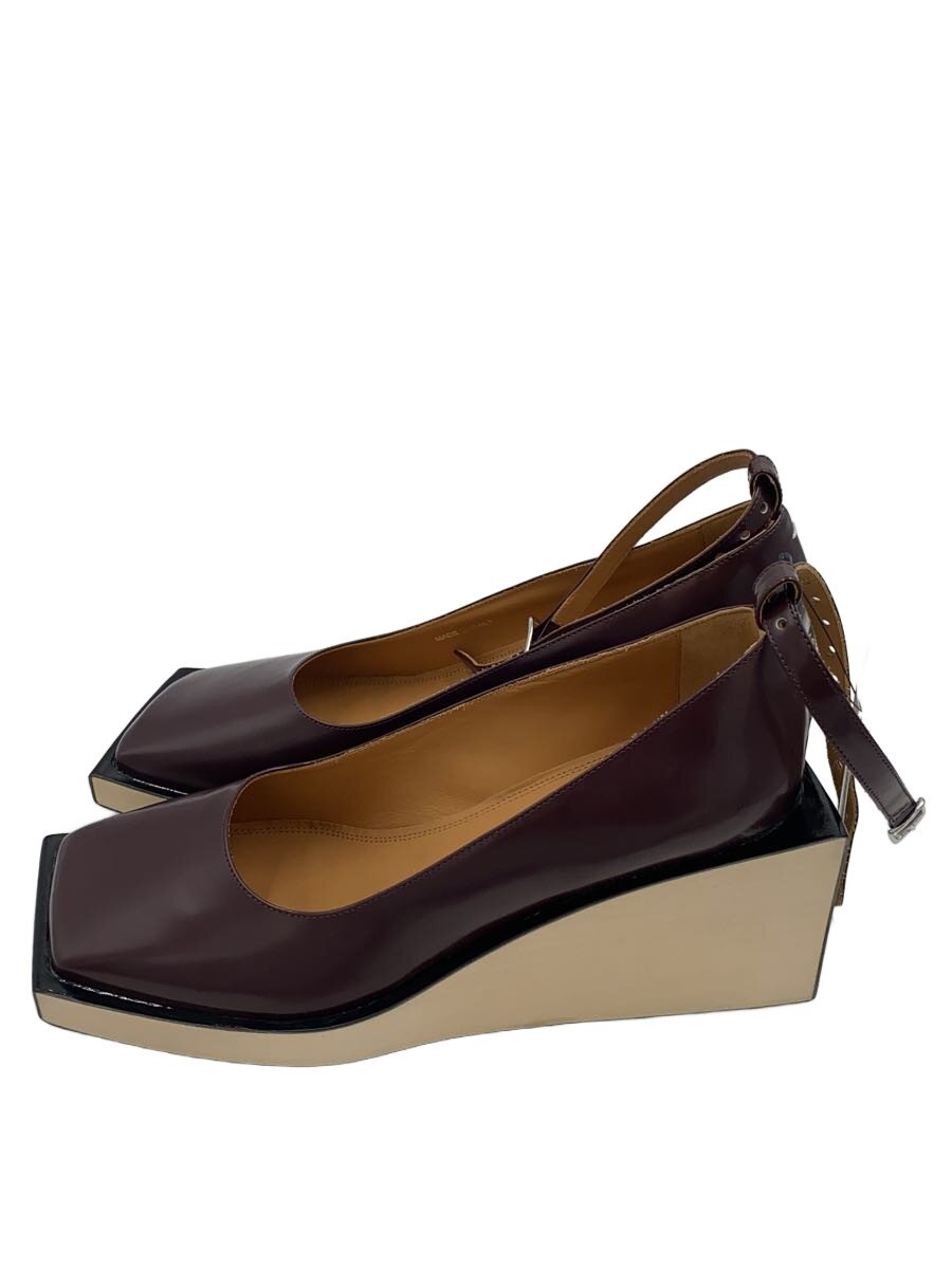 【中古】Maison Margiela◆パンプス/37/赤銅色/S58WL0224【シューズ】