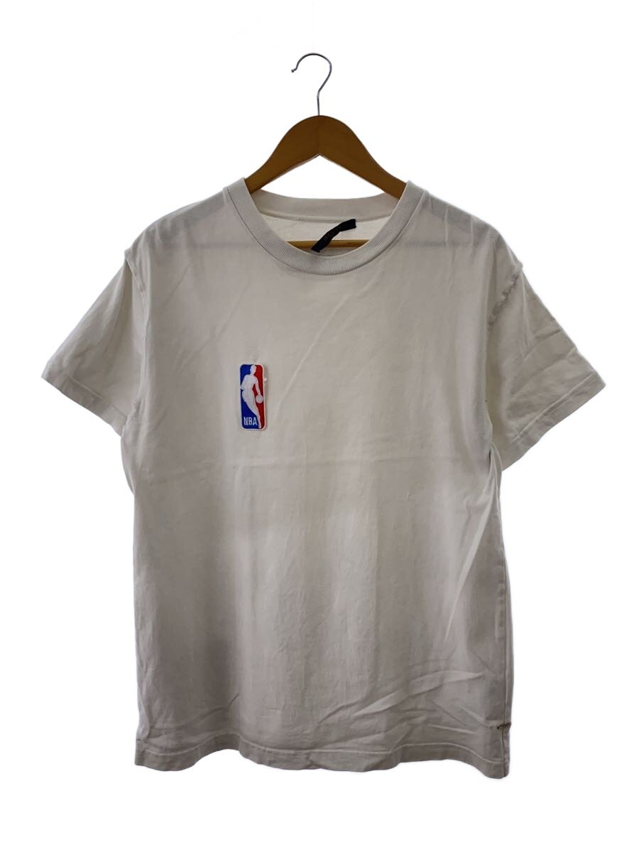 【中古】LOUIS VUITTON◆nba紋章プルオーバー/S/綿織物/WHT/無地/VCCM09【メンズウェア】
