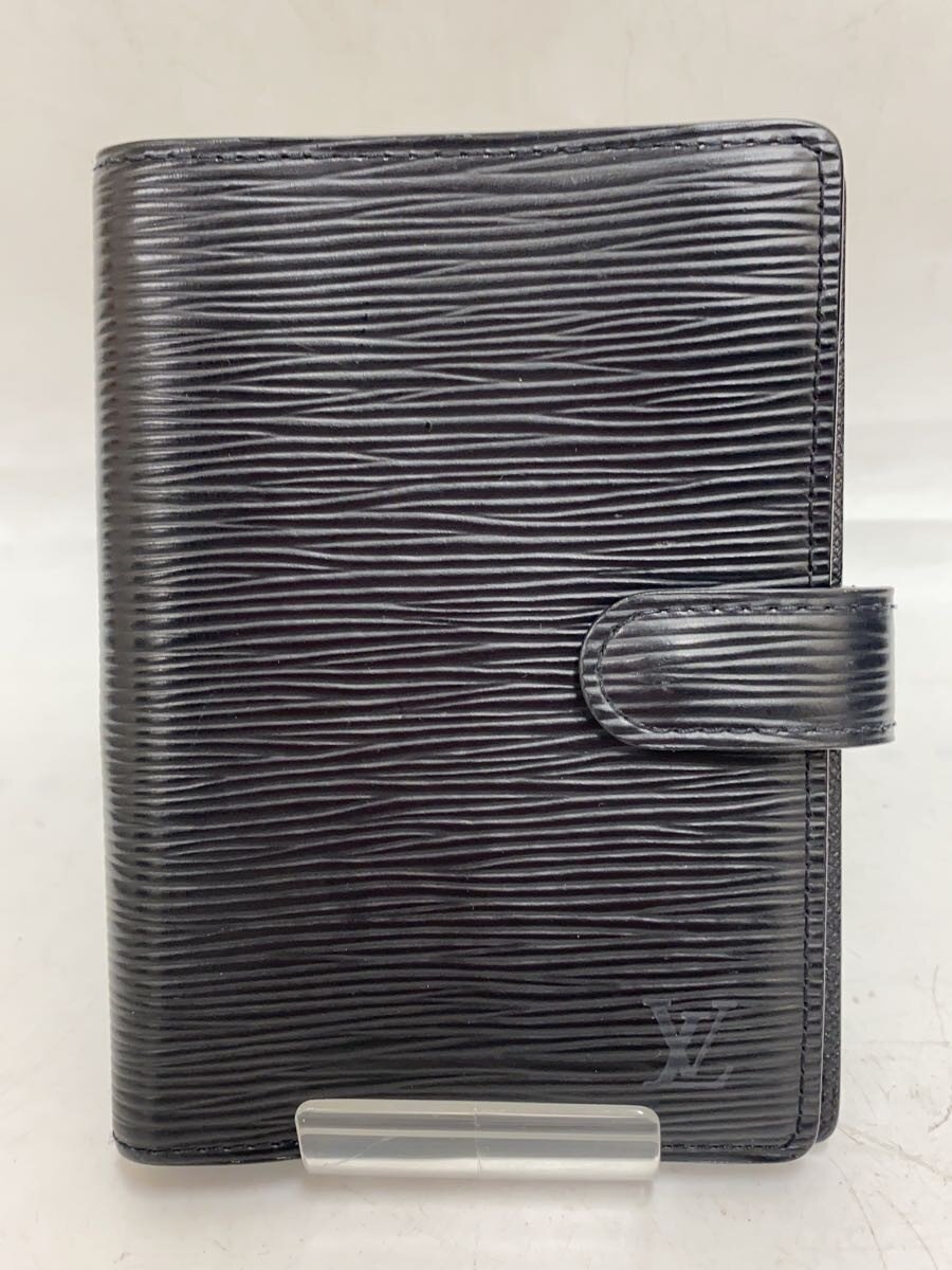【中古】LOUIS VUITTON◆会議事項PM_エピ/なめし革/BLK/メンズ【服飾雑貨他】