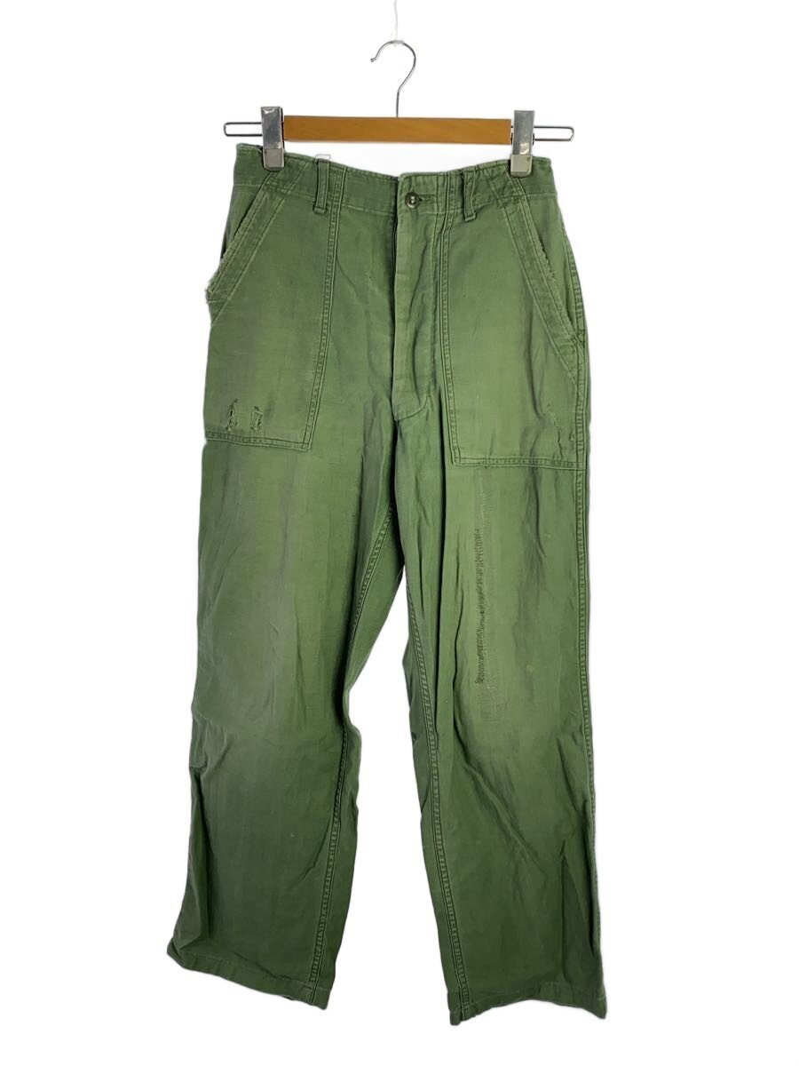 【中古】US.ARMY◆カーゴパンツ/S/綿織物/KHK/無地/8405-082-5807【メンズウェア】