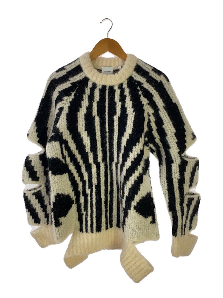 【中古】BURBERRY LONDON◆編み物・プルオーバー(朦々たる)/M/羊毛/CRM/8030051【レディース御召しもの】