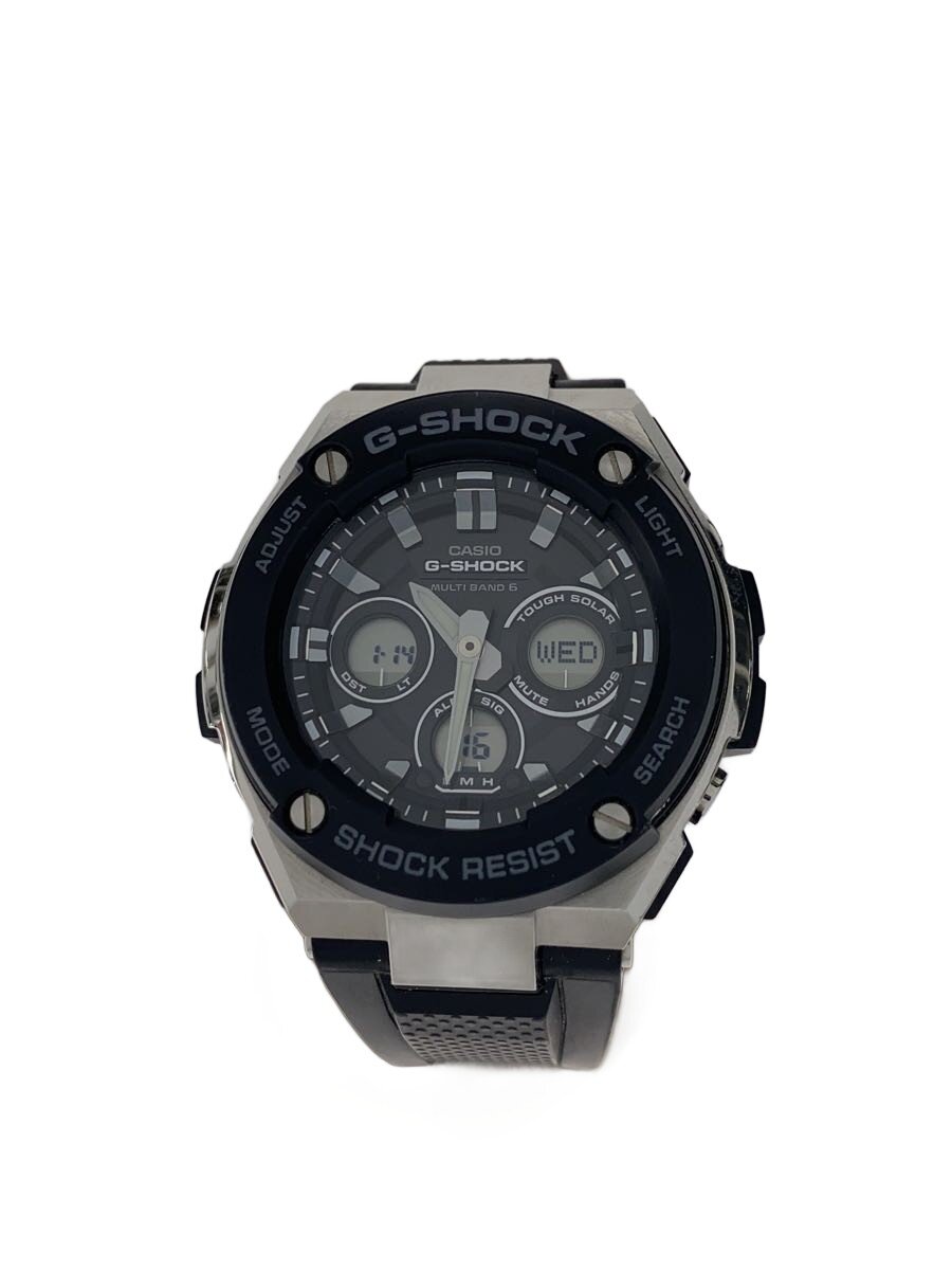 【中古】CASIO◆ソーラー腕時計・G-SHOCK/アナログ/ラバー/BLK/BLK//【服飾雑貨他】｜2ｎｄ STREET 店
