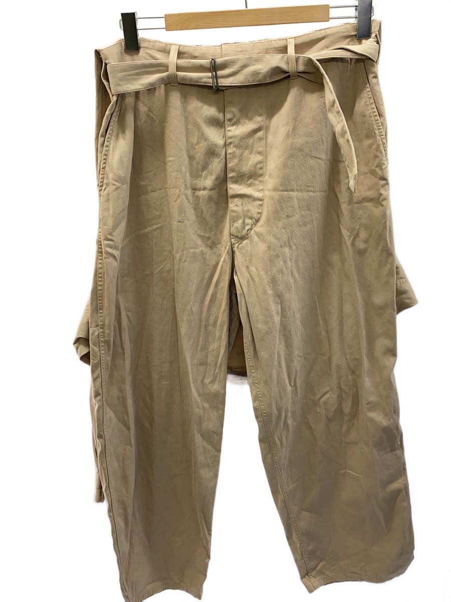 【中古】COMOLI◆23SS/綿織物オールインワン/2/綿織物/BEG/無地/X01-01017【メンズウェア】
