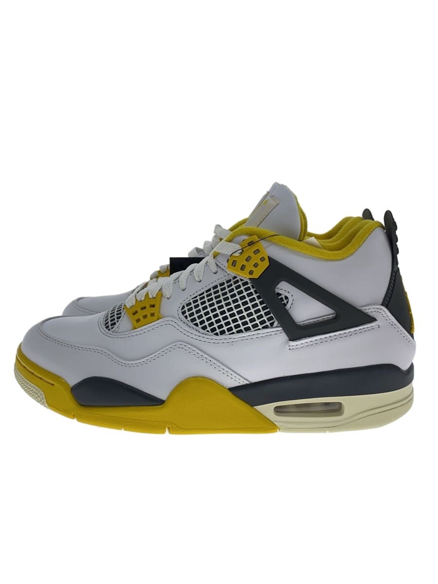 【中古】NIKE◆AIR JORDAN 4_エアジョーダン 4/28珊/WHT【シューズ】