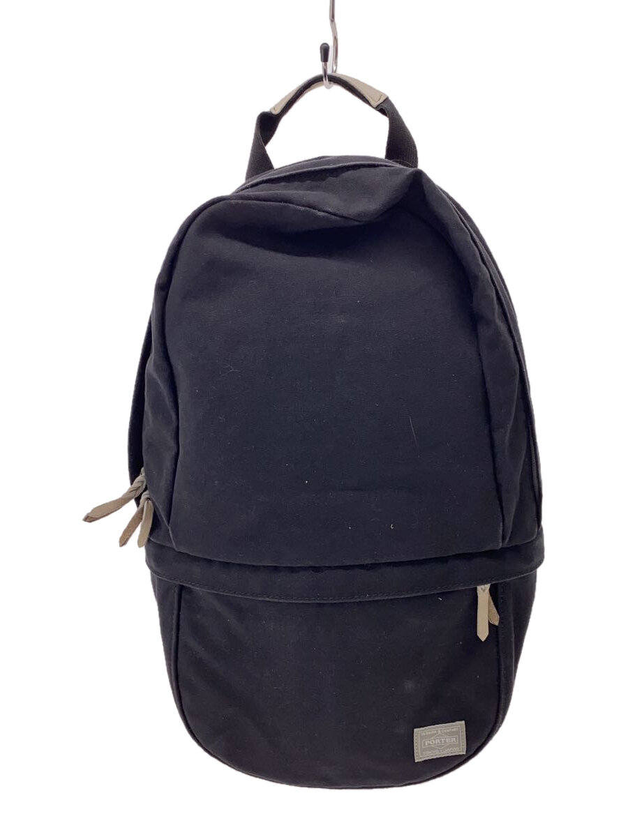 【中古】PORTER◆背嚢/帆布/BLK/3131//【御徒面子】