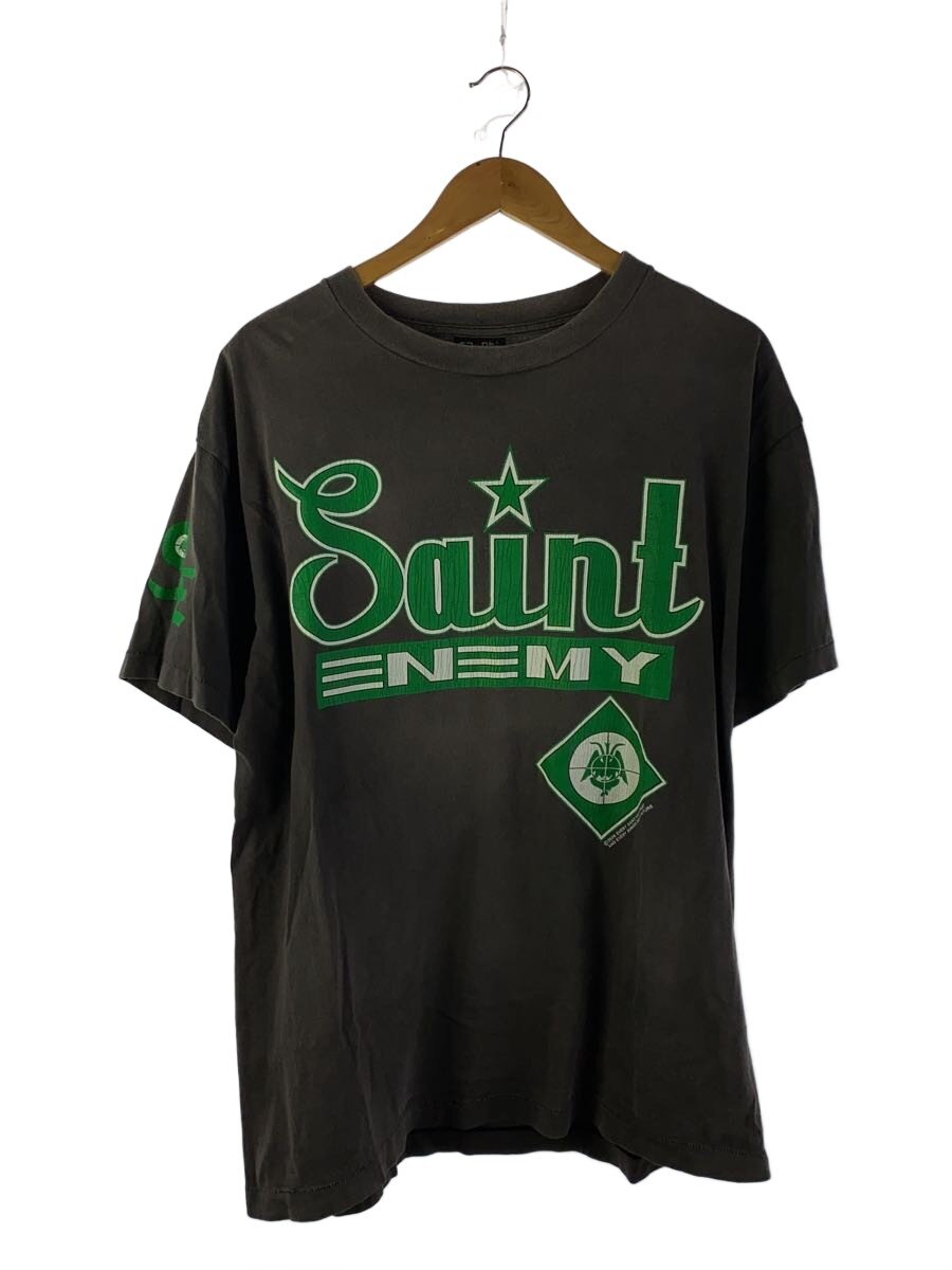 【中古】SAINT MICHAEL◆プルオーバー/L/綿織物/GRY/無地/SM-S22-0000-012【メンズウェア】