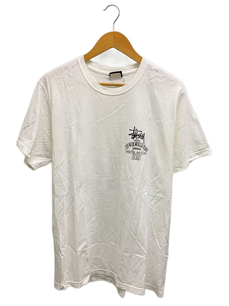 【中古】STUSSY◆プルオーバー/M/綿織物/WHT【メンズウェア】