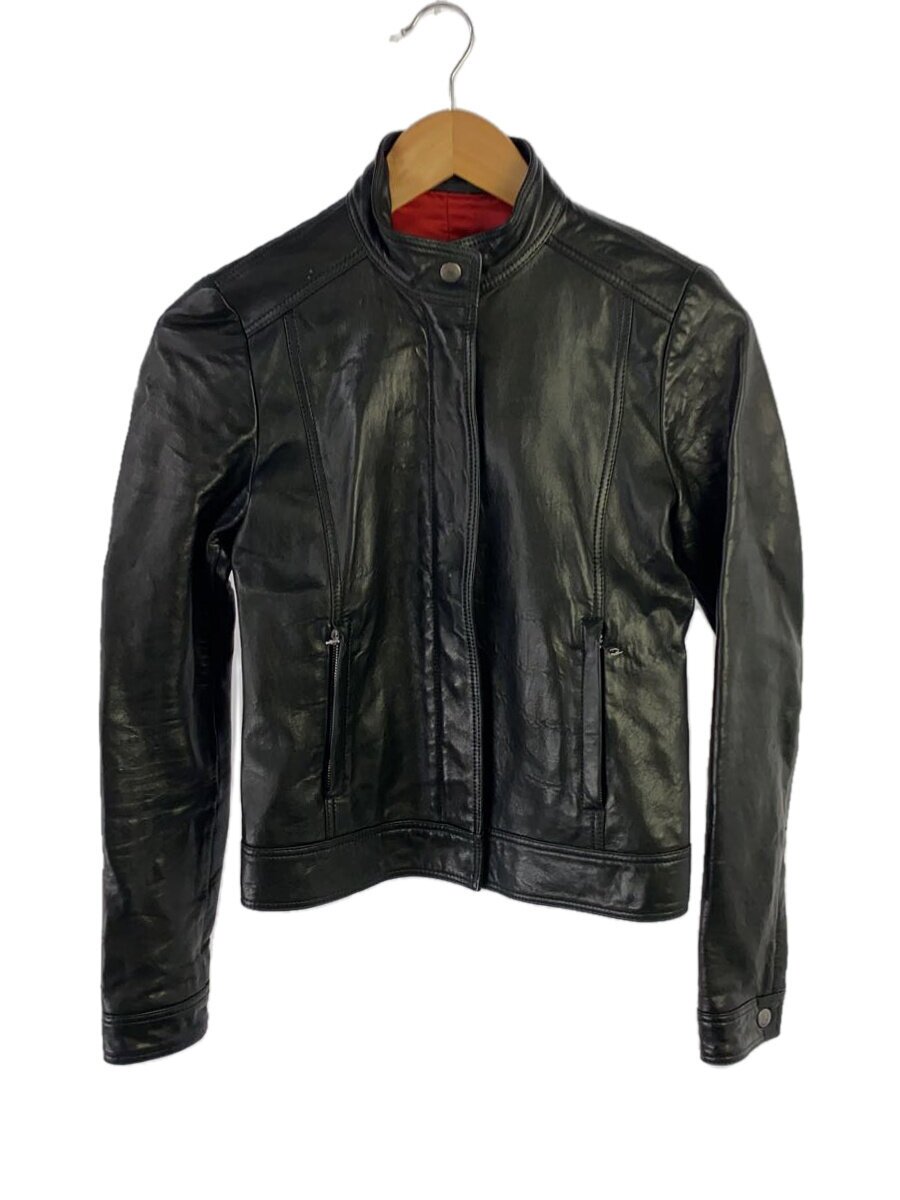 【中古】GUCCI◆レザージャケット・ブルゾン/36/羊革/BLK/無地/290487-xn571【レディースウェア】|2nd STREET 店