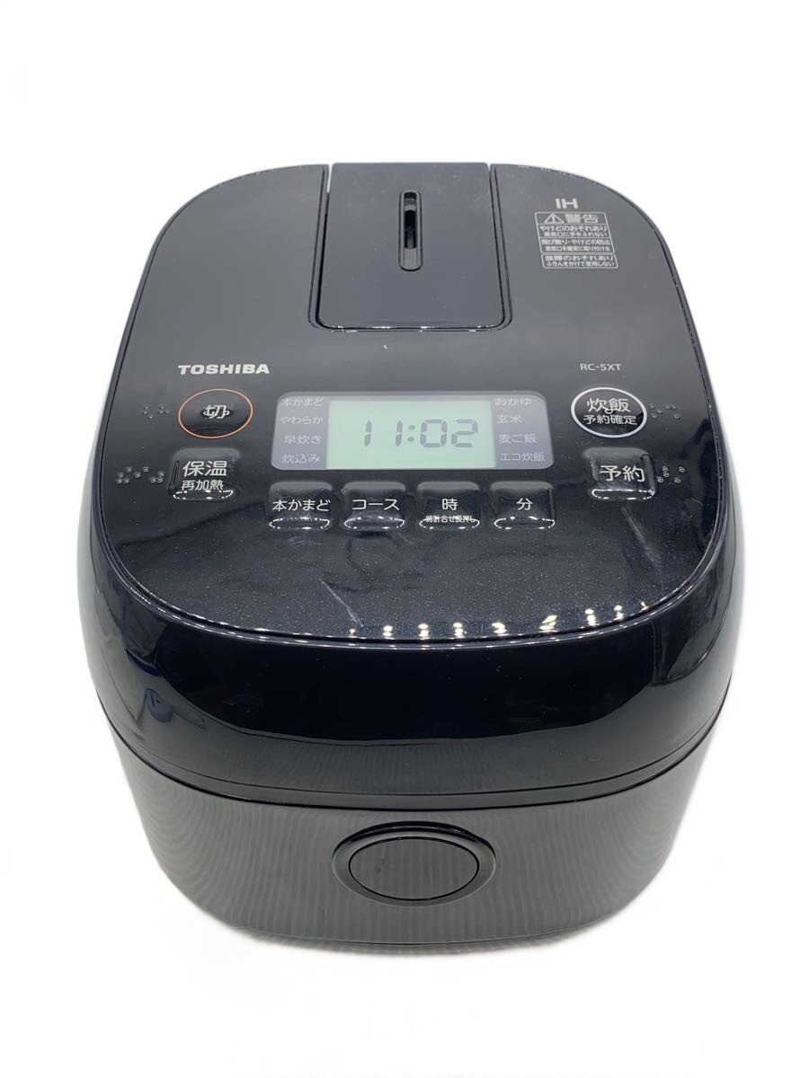 【中古】TOSHIBA◆炊飯器 RC-5XT(K)//【家電・視覚的・オーディオ】
