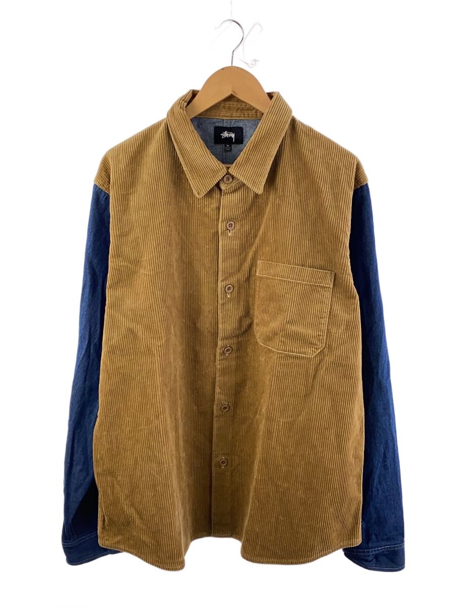 【中古】STUSSY◆長袖シャツ/XL/デニム/コーデュロイ/CML//【メンズウェア】｜2ｎｄ STREET 店
