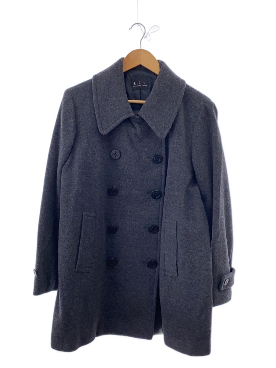 【中古】上衣/--/羊毛/GRY【レディース御召しもの】