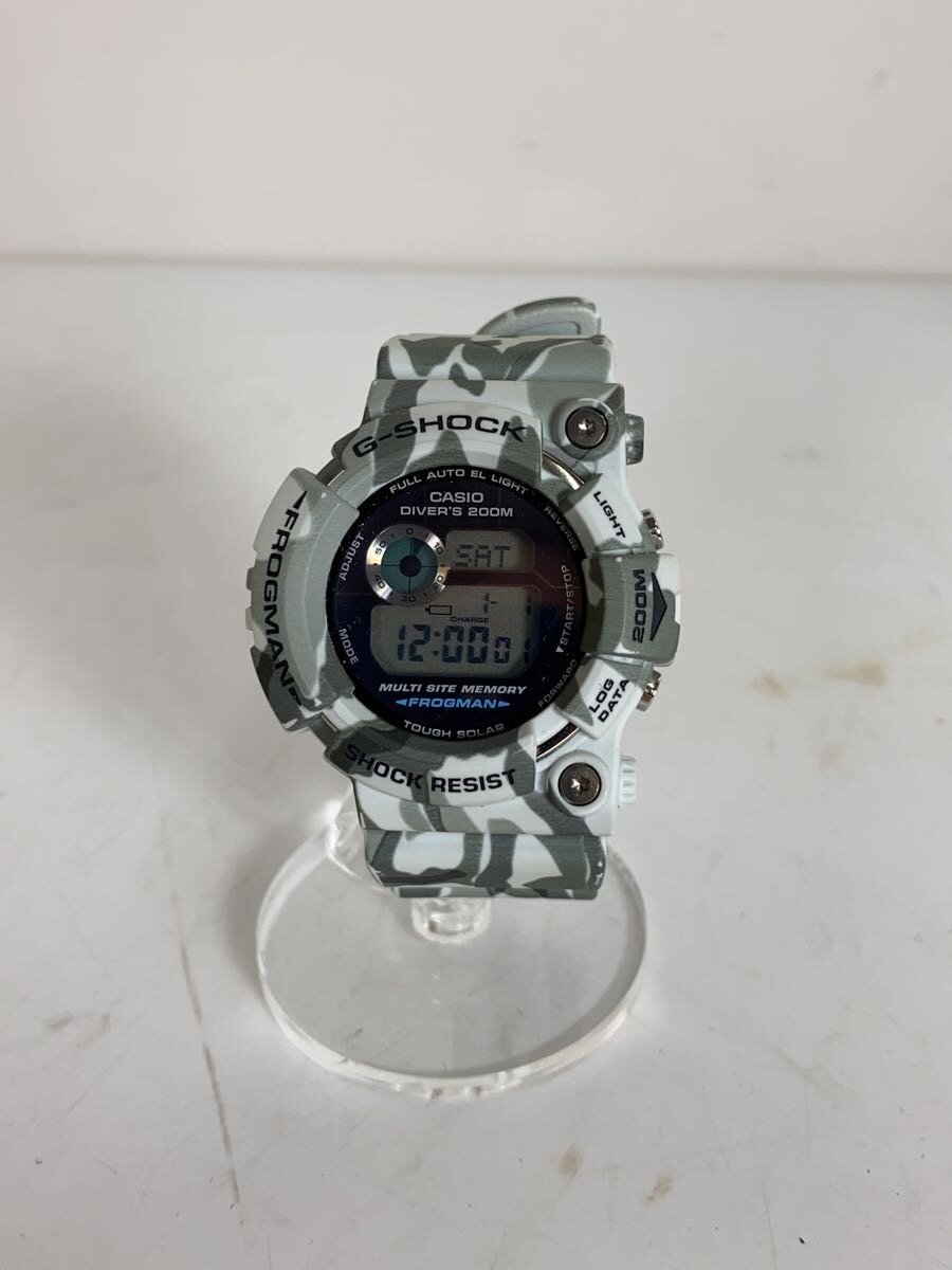 【中古】CASIO◆ソーラーウオッチ・G-SHOCK/デジタル/KHK【服飾雑貨他】