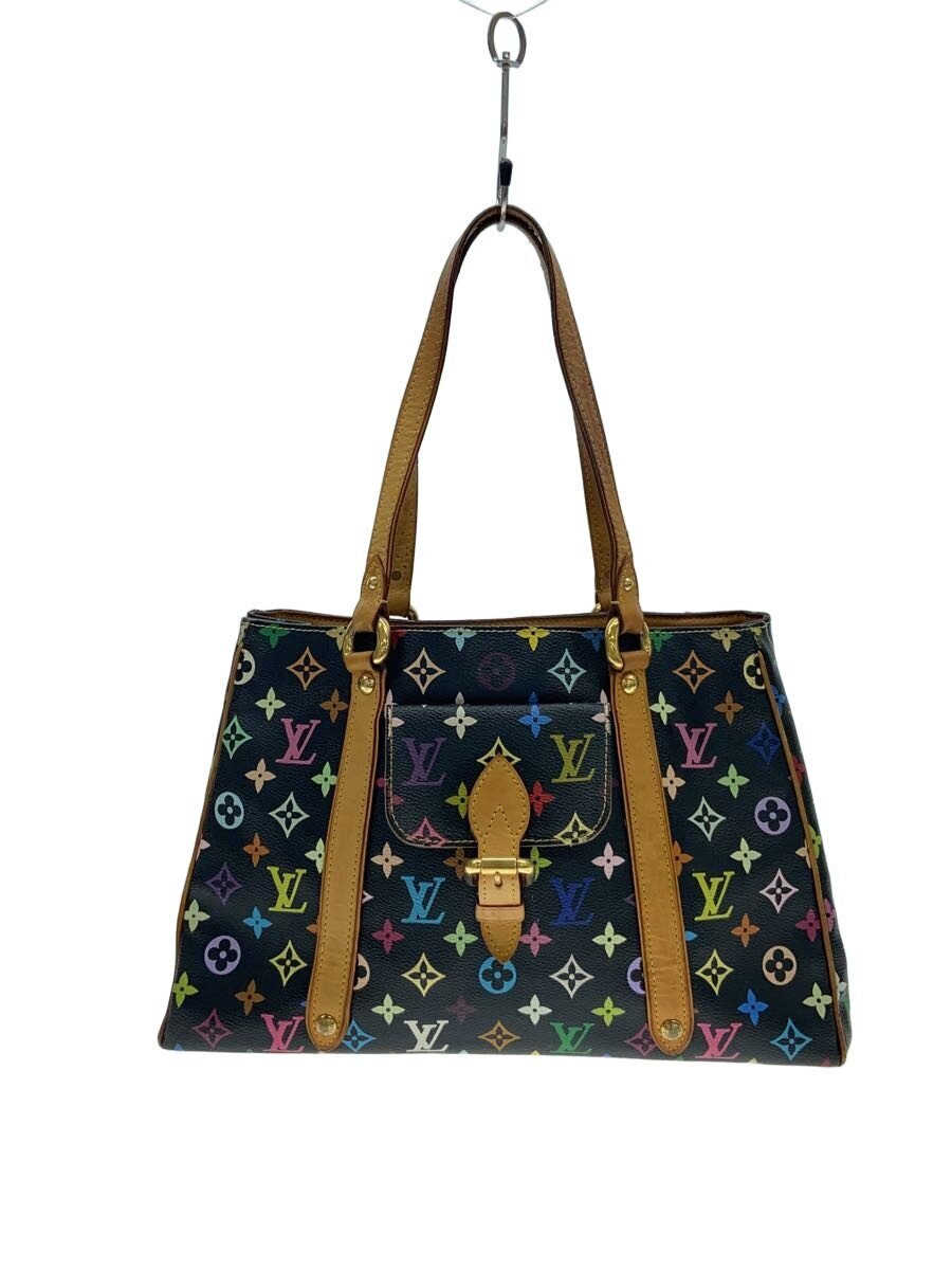 【中古】LOUIS VUITTON◆オーレリアMM_モノグラム・マルチ色合い_ノワール/PVC/マルチ色合い【御徒面子】