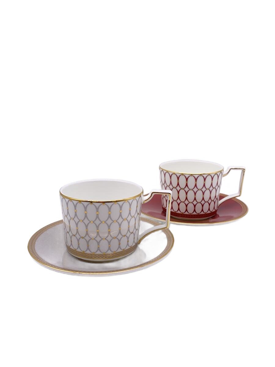 【中古】WEDGWOOD◆優勝杯\u0026平円盤/4点仕掛ける/RENAISSANCE/GRAY/RED//【御厨子所備品】