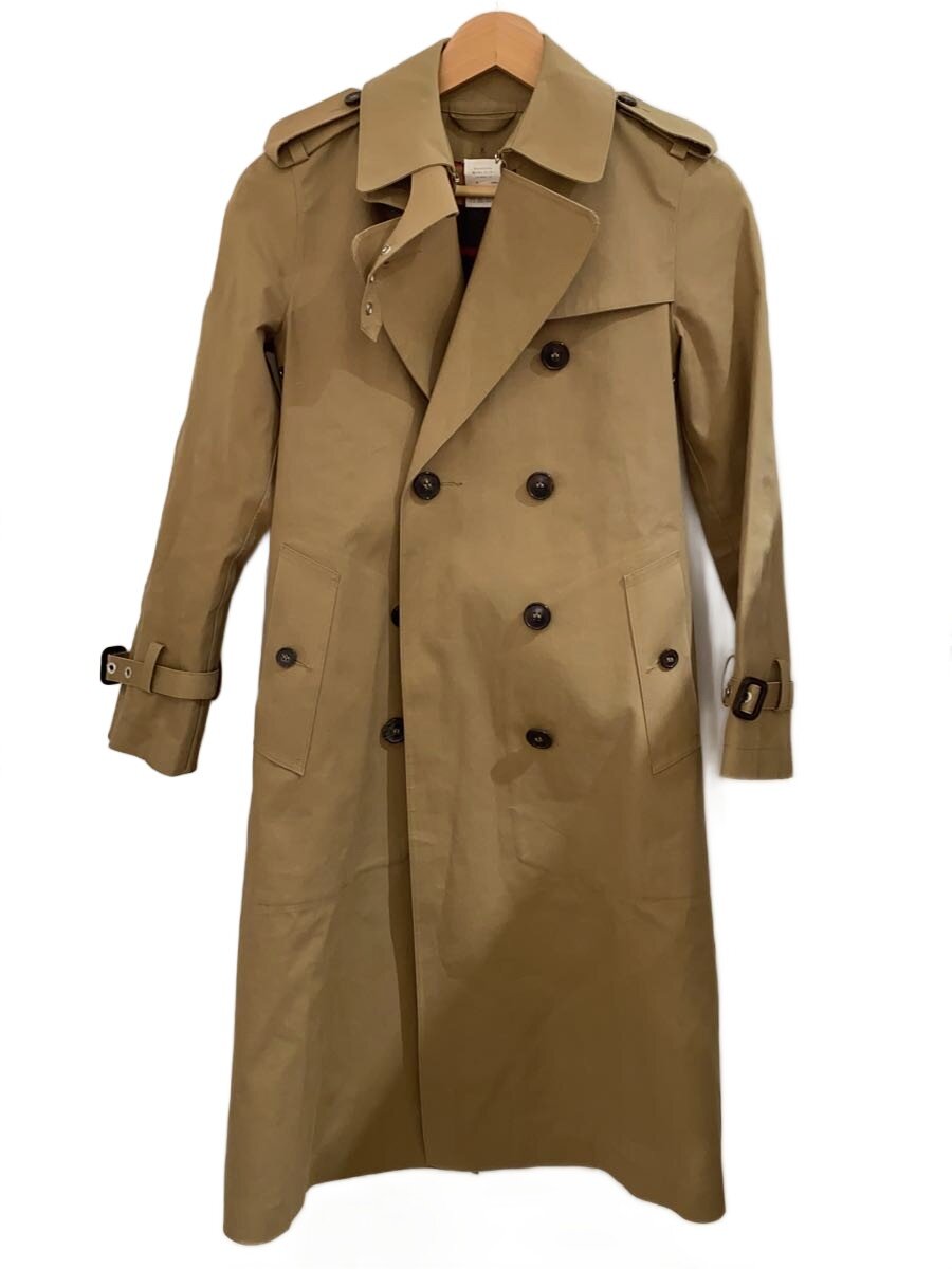 【中古】MACKINTOSH◆予防医学引っ張ることトレンチコート/32/綿織物/BEG/LR-004D-ID嘱するラインドライブ/【レディース御召しもの】
