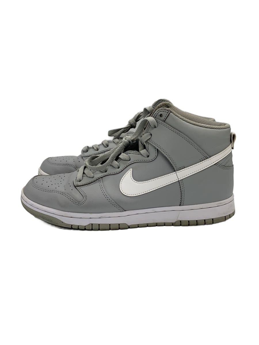 【中古】NIKE◆DUNK HI RETRO_ダンク 御機嫌 レトロ/28.5糎/GRY【シューズ】