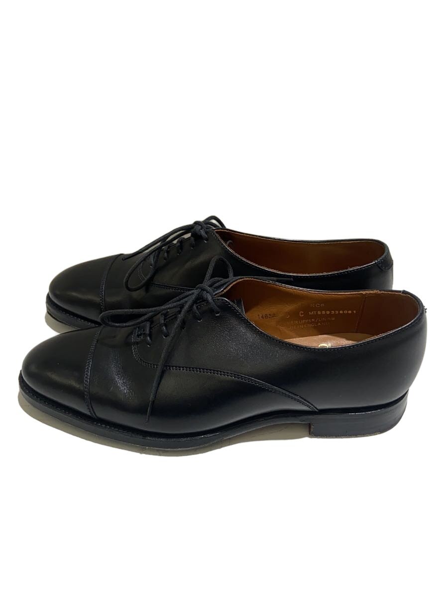 【中古】CROCKETT\u0026JONES◆右足つま先ソールハガレ/御召しものシューズ/14638/3/BLK【シューズ】