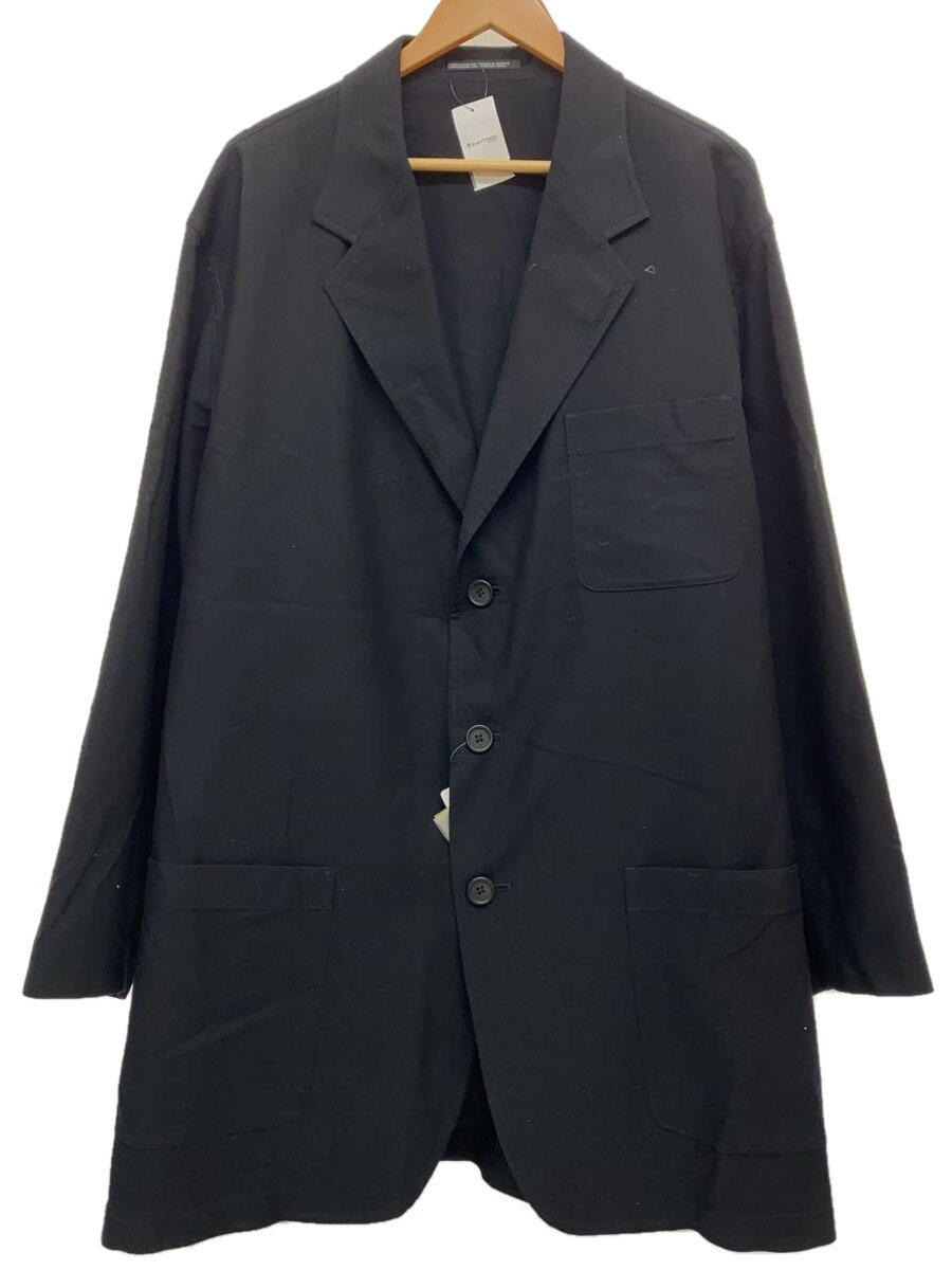 【中古】YOHJI YAMAMOTO◆厚地の外套/--/綿織物/BLK/無地/HP-J04-002【メンズウェア】