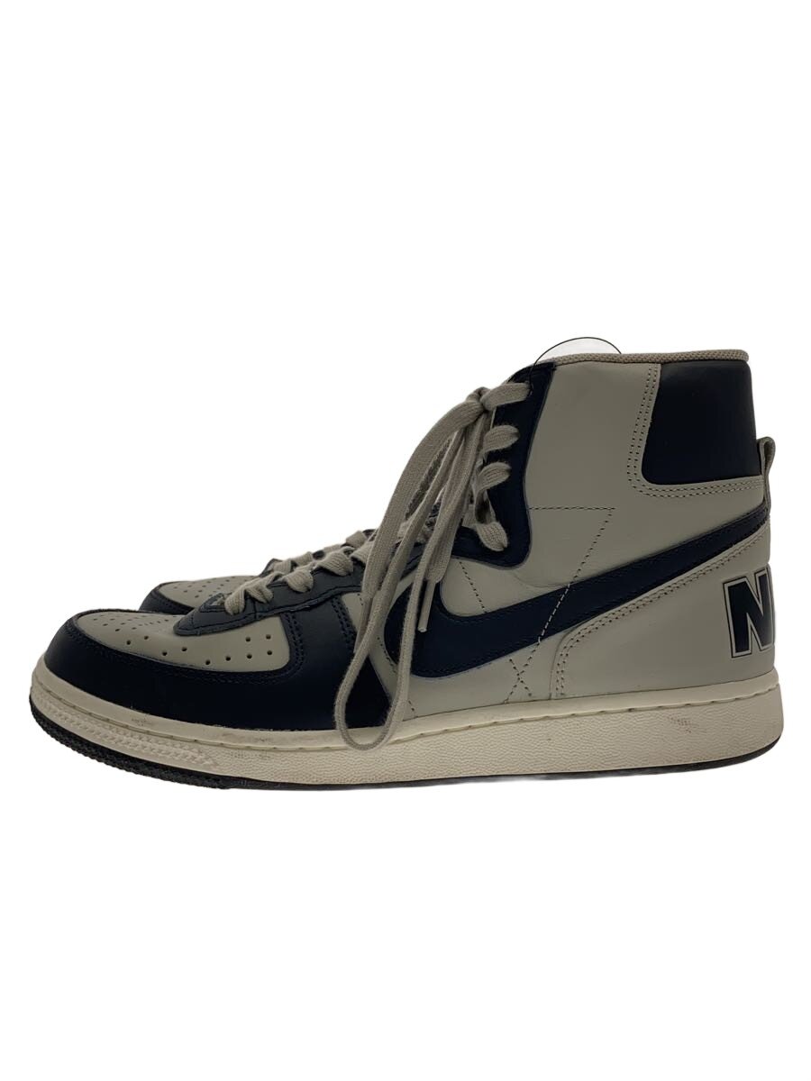 【中古】NIKE◆TERMINATOR HIGH_ターミネーター 御機嫌/27.5糎/GRY【シューズ】
