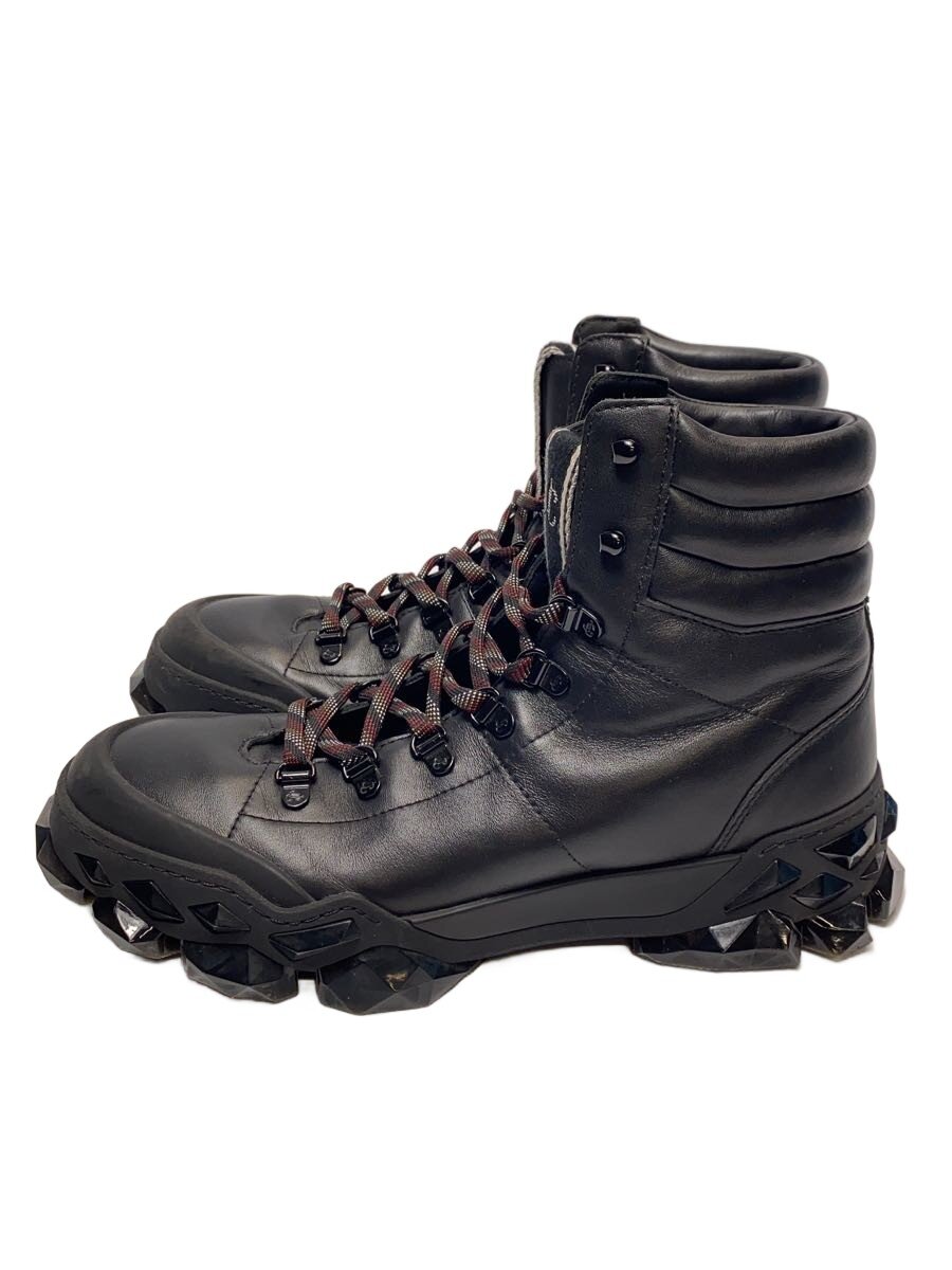 【中古】JIMMY CHOO◆ハイカットスニーカー/28糎/BLK/なめし革//【シューズ】