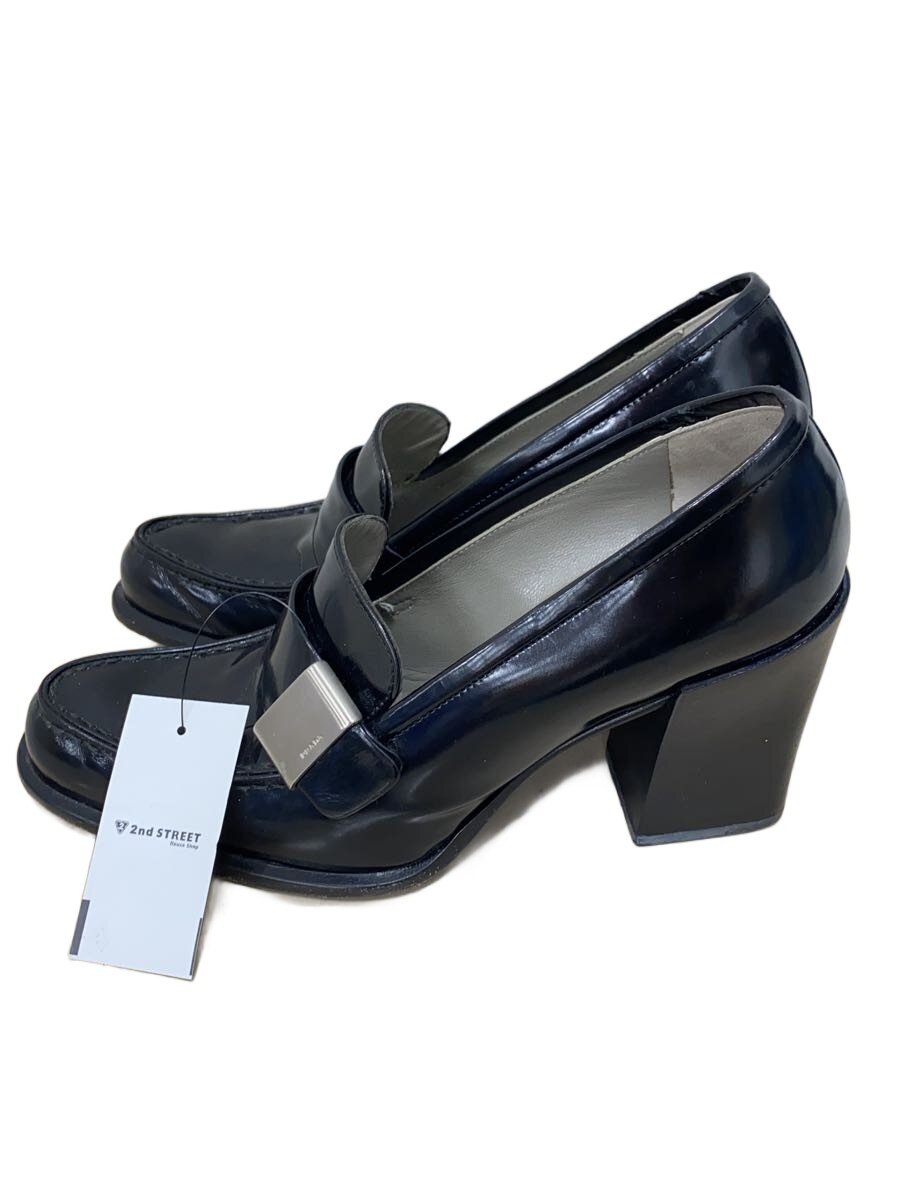 【中古】PRADA◆パンプス/35/BLK/エナメル【シューズ】
