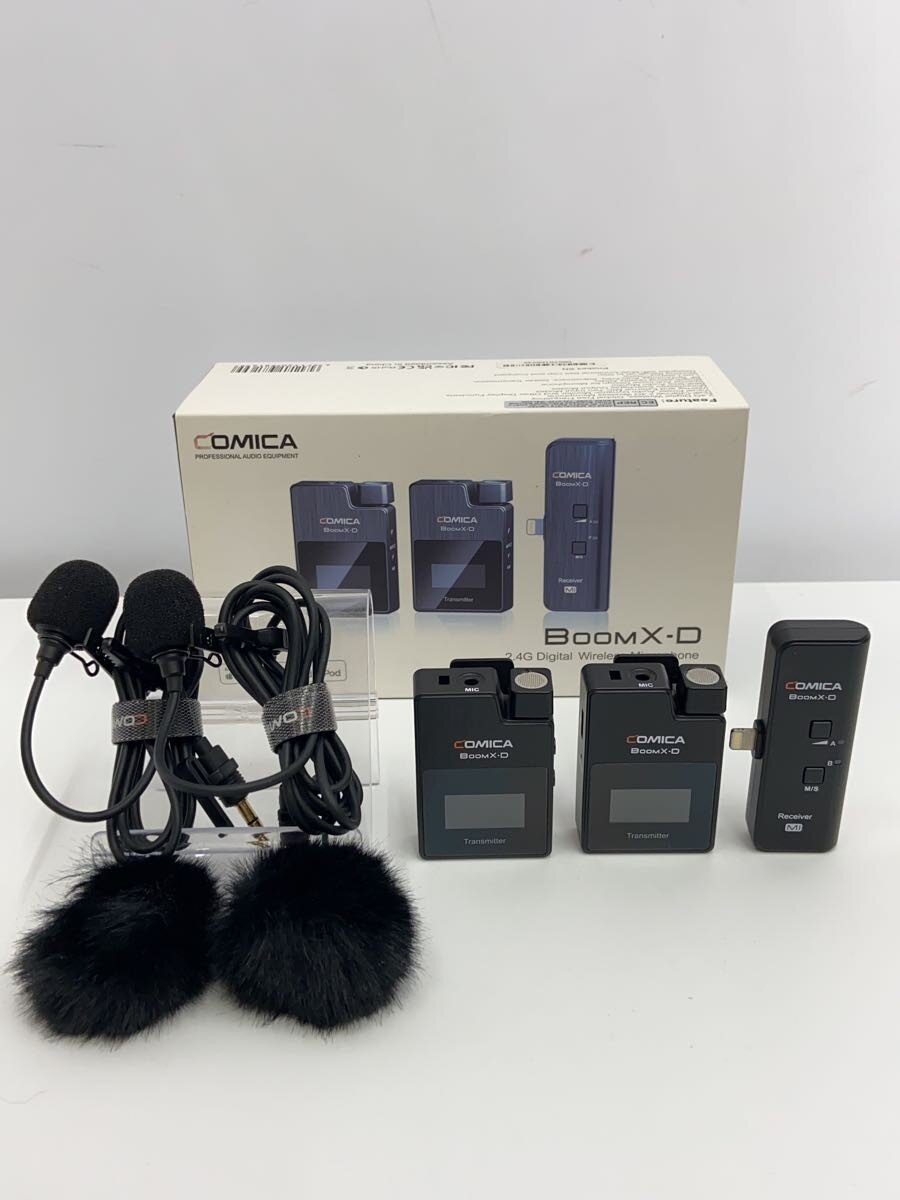 【中古】無線電話マイクロホン 【COMICA/BOOMX-D MI2】 コミカ 2.4GHz マイクロホン2個 Lightning//【家電・視覚性・オーディオ】
