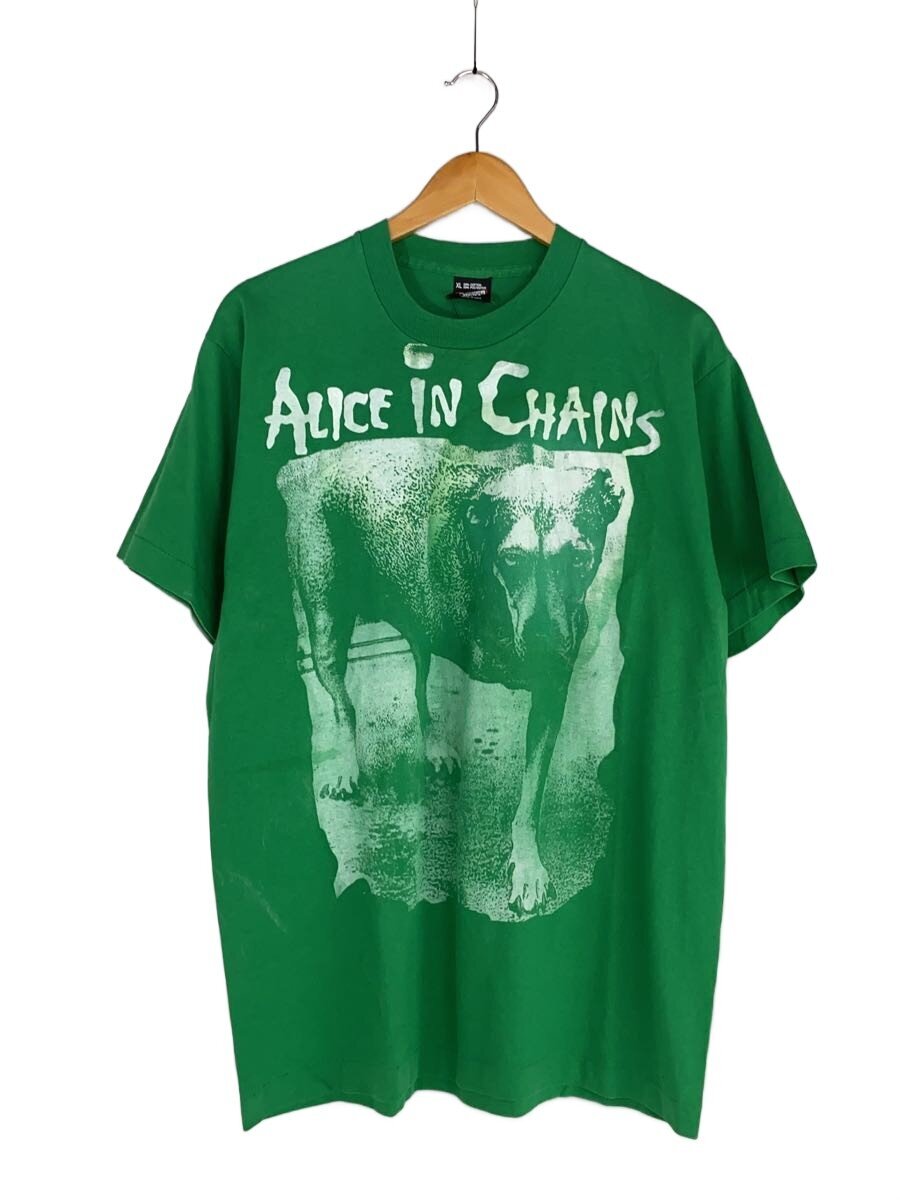 【中古】SCREEN STARS◆プルオーバー/alice インチ chains/XL/綿織物/緑であること/刷り上げる【メンズウェア】
