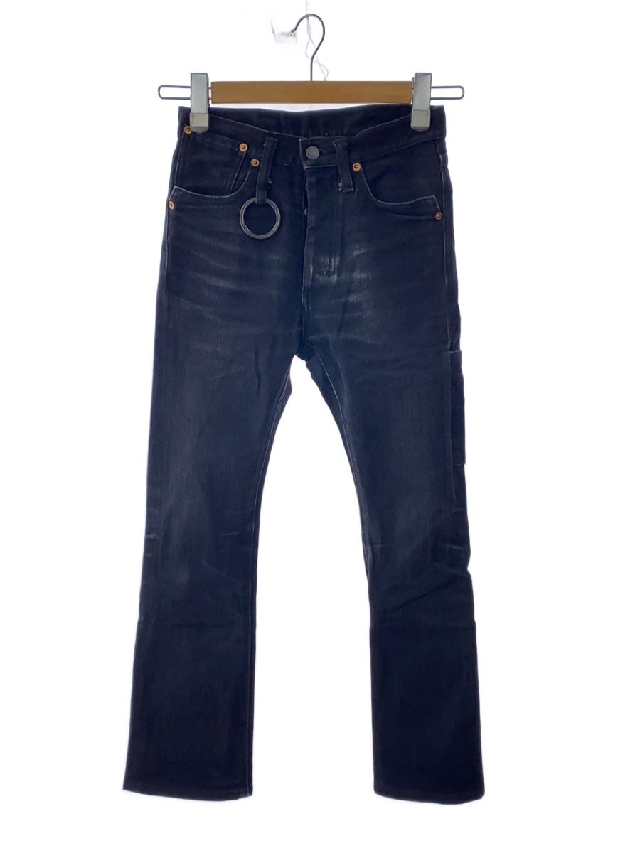 【中古】MINUS◆スキニーフレアパンツ/26/綿織物/BLK【レディース御召しもの】