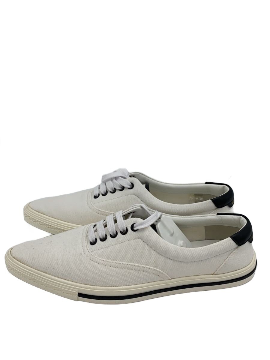 【中古】SAINT LAURENT◆ローカットスニーカー/42.5/WHT/帆布/731838【シューズ】