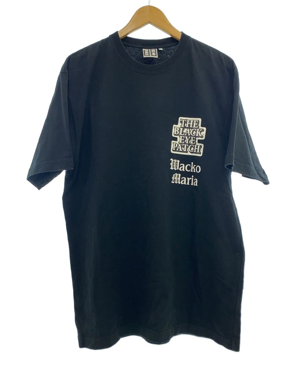 【中古】THE BLACK EYE PATCH◆ティーシャツ/半袖カットソー/L/綿織物/黒いこと/刷り上げる/黒眼帯/エデンの園日本の首都/労働者の一団のど首//【メンズウェア】
