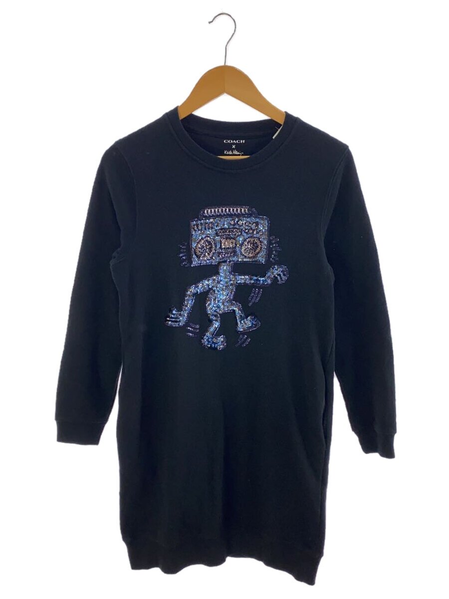 【中古】COACH◆長袖衣装/--/綿織物/BLK【レディース御召しもの】