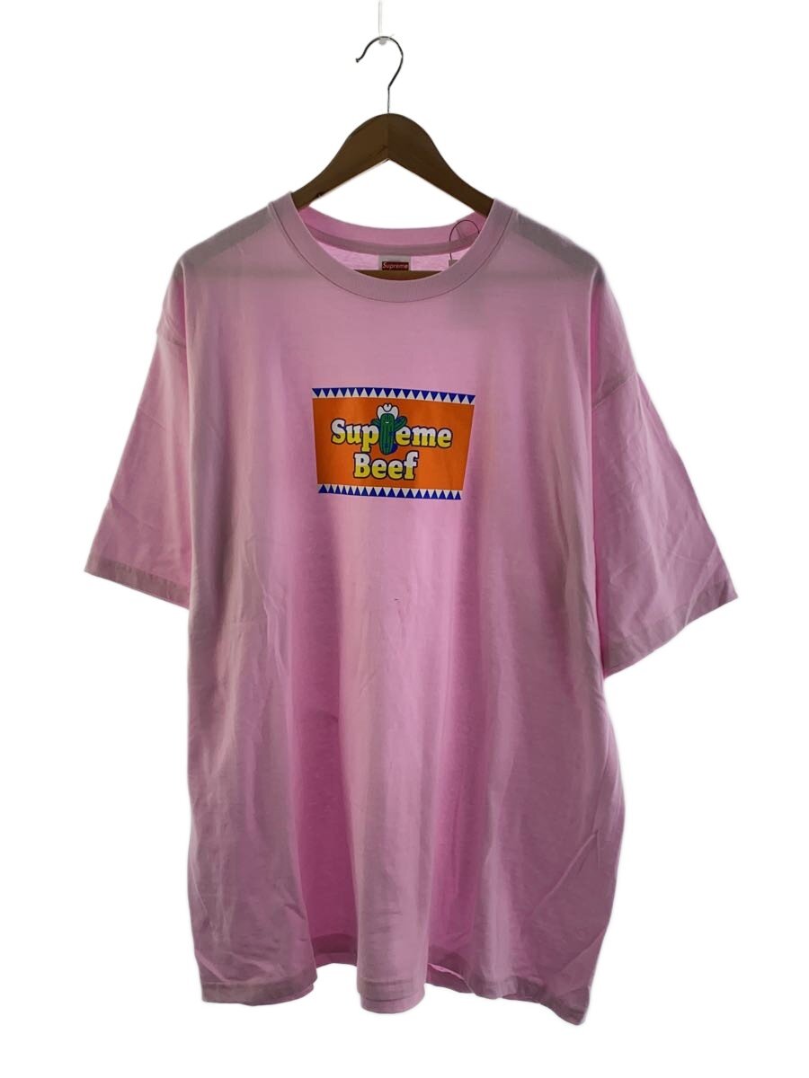 【中古】Supreme◆25ss/Beef Tee/XXL/綿織物/PNK//【メンズウェア】