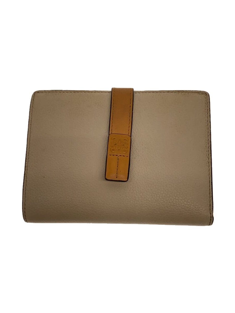 【中古】LOEWE◆2つ折り財布/レザー/BEG/ベージュ/無地/レディース【服飾雑貨他】｜2ｎｄ STREET 店
