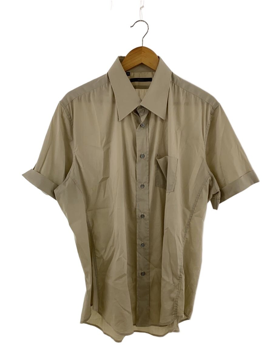 【中古】GUCCI◆半袖プルオーバー/--/綿織物/BEG/303-0667-3529【メンズウェア】