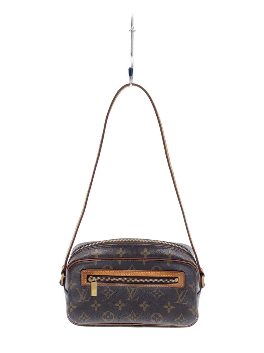 【中古】LOUIS VUITTON◆ポシェット・シテ_モノグラム_BRW/PVC/BRW【バッグ】｜2ｎｄ STREET 店