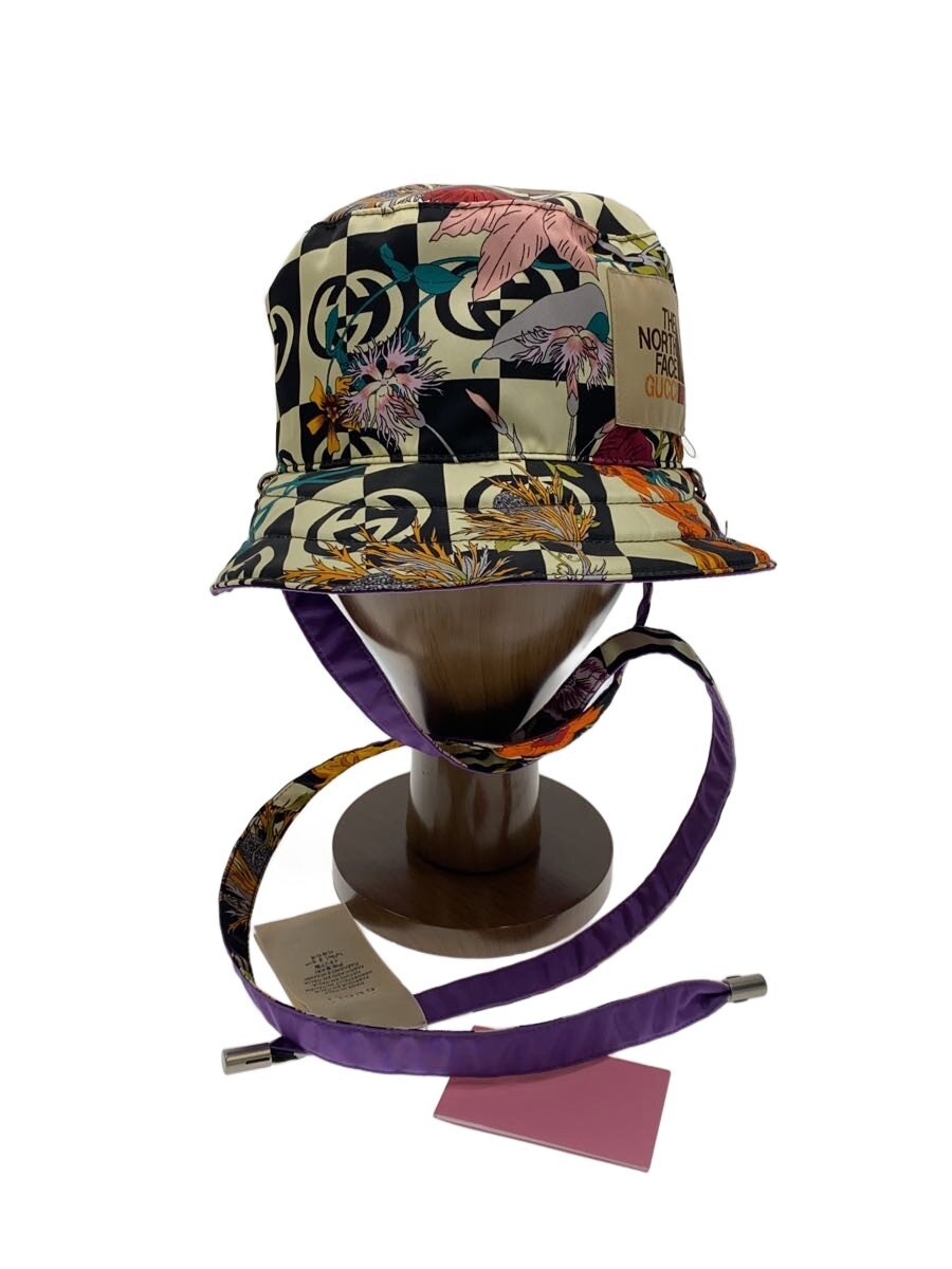 【中古】GUCCI◆井戸釣瓶かぶり笠/M/ナイロン/総柄/メンズ/672152 4HAJQ【服飾雑貨他】