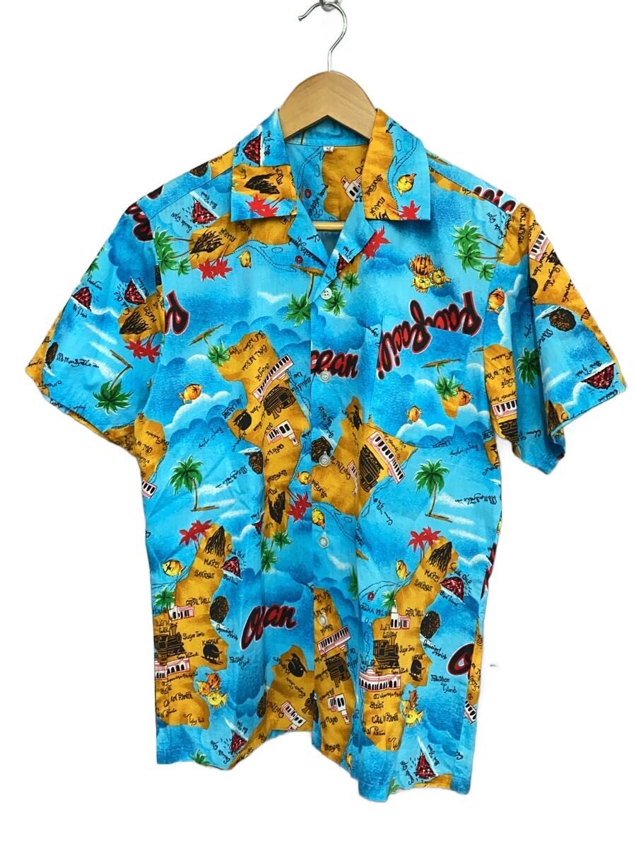 【中古】アロハシャツ/M/--/BLU/総柄【メンズウェア】