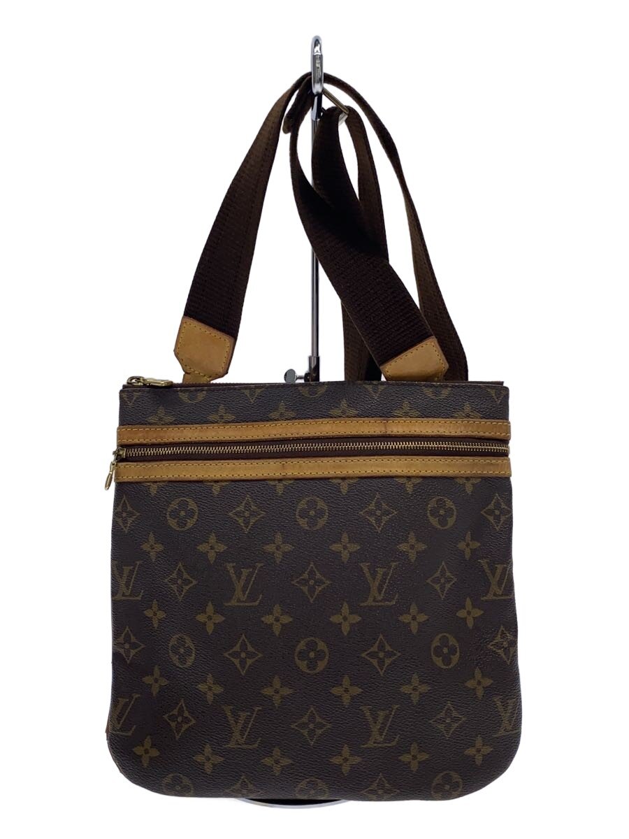 【中古】LOUIS VUITTON◆ショルダーバッグ/--/BRW/総柄/ポシェット・ボスフォール//【御徒面子】