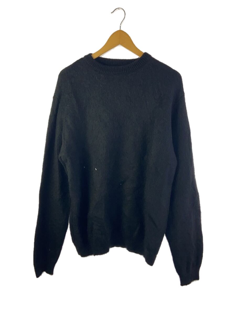 【中古】TROPHY CLOTHING◆編み物・ティーシャツ(朦朦たる)/42/モヘヤ/BLK//【メンズウェア】