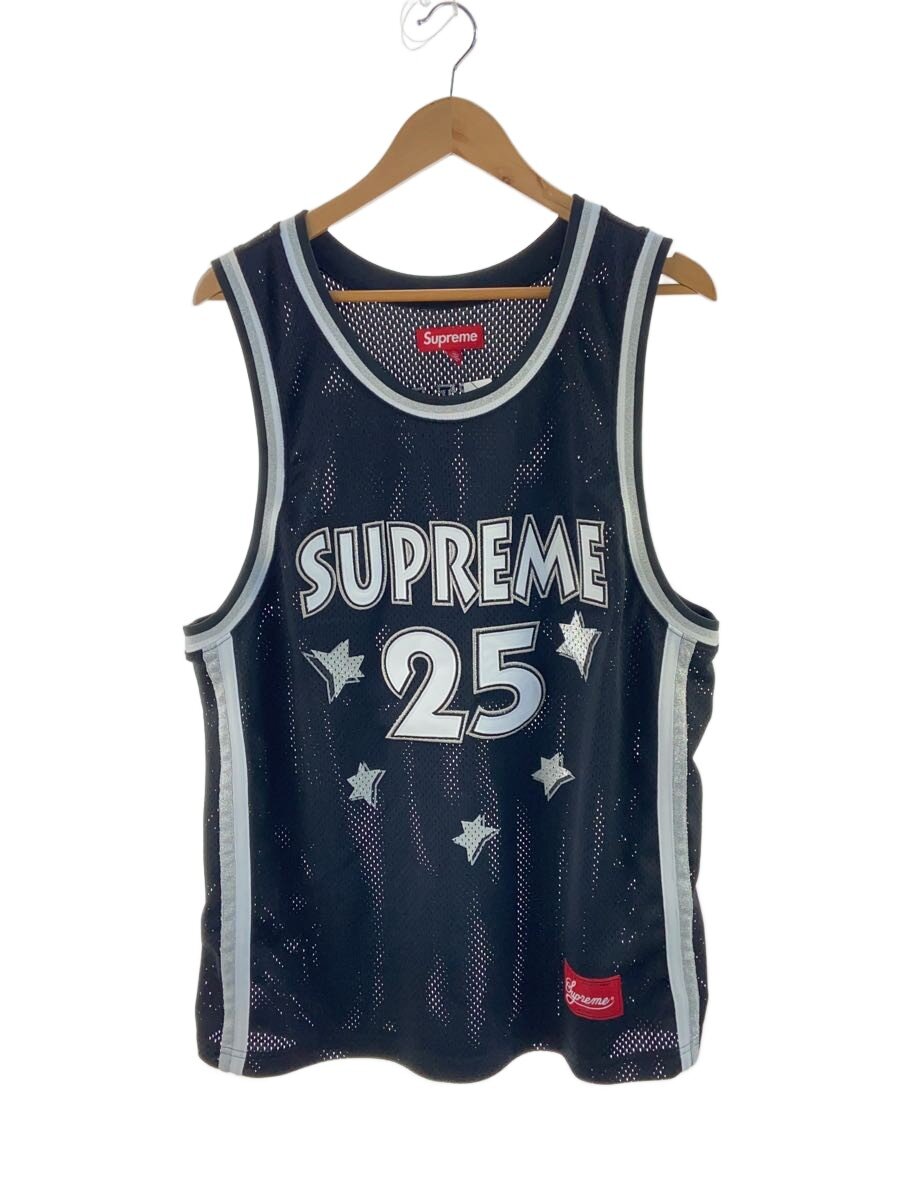 【中古】Supreme◆トップス/L/ポリエステル/BLK/25SS/All Star Basketball Jersey【メンズウェア】