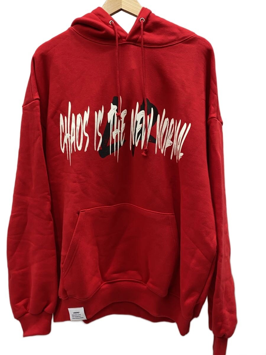 【中古】LIBERE◆パーカー/M/コットン/RED【メンズウェア】|2nd STREET 店