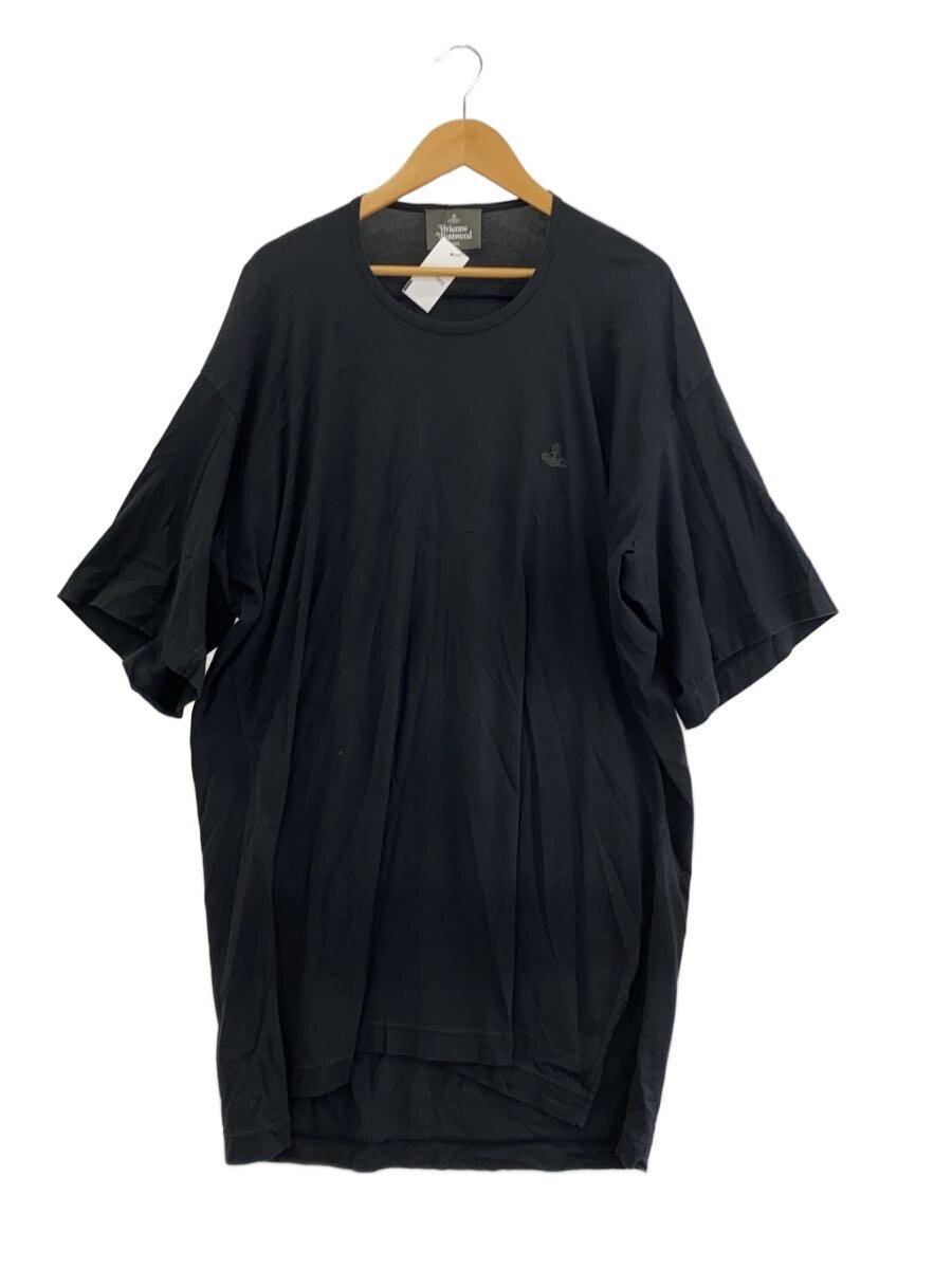 【中古】Vivienne Westwood MAN◆ティーシャツ/FREE/綿織物/BLK/無地/VW-LP-73583//【メンズウェア】