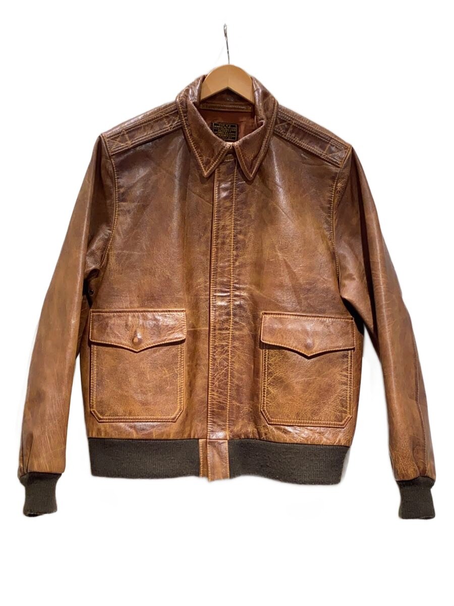【中古】FIVESTAR LEATHER/レザージャケット・ブルゾン/M/レザー/BRW/30-1415【メンズウェア】|2nd STREET 店