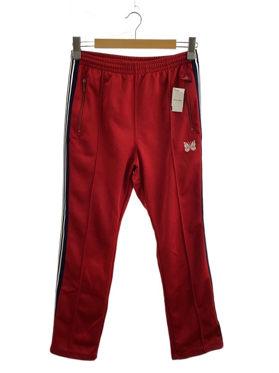 【中古】Needles◆19SS/Narrow Track Pants/引っ切り無いズボン下/S/ポリエステル/RED/EJ199【メンズウェア】